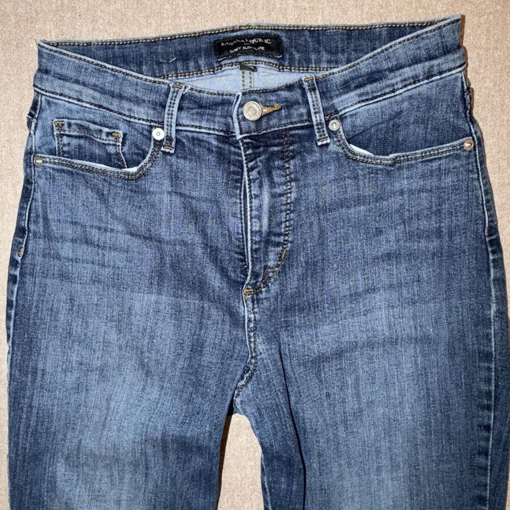 Banana Republic Jeans Womens 26/2 Curvy Slim Flare Medium Wash